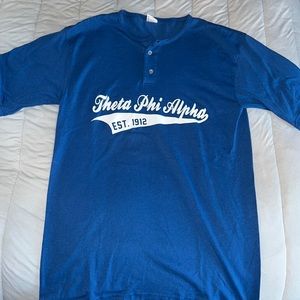 Theta Phi Alpha Baseball Lettered T-Shirt (Medium)